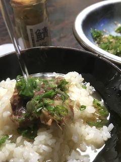 鯖の塩辛のお茶漬け-レシピのメイン写真