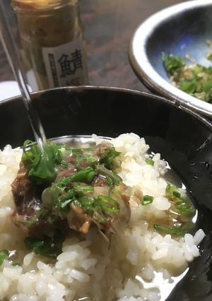 鯖の塩辛のお茶漬け-レシピのメイン写真