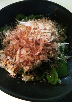 麺つゆ&ごま油でピーマン炒め-レシピのメイン写真