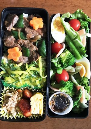 焼肉丼弁当-レシピのメイン写真