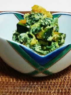 ほうれん草とかぼちゃとアボガド和え-レシピのメイン写真