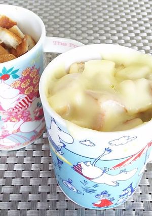 レンジで作るカップフレンチトースト-レシピのメイン写真