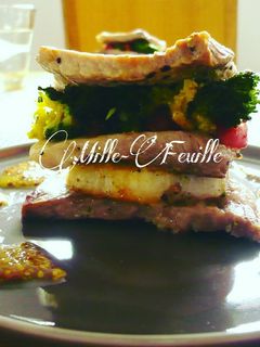 焼くだけ♪豚肉と野菜のミルフィーユ-レシピのメイン写真