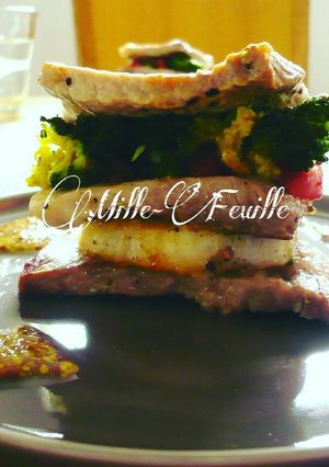 焼くだけ♪豚肉と野菜のミルフィーユ-レシピのメイン写真