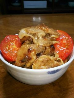 ☆簡単♪♪豚肉とトマトの甘酢炒め☆-レシピのメイン写真