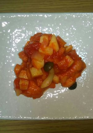 おばあちゃん喜ぶ！たらのトマト煮-レシピのメイン写真