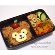 簡単キャラ弁おにぎり☆ダッフィー弁当