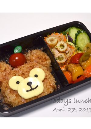 簡単キャラ弁おにぎり☆ダッフィー弁当-レシピのメイン写真