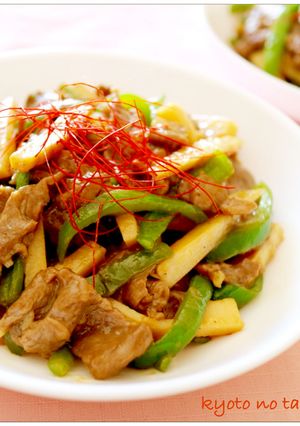 ✿たけのこ&ピーマンが旨い 青椒肉絲✿-レシピのメイン写真