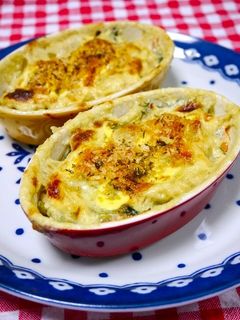 簡単!クリーム煮からのグラタン-レシピのメイン写真