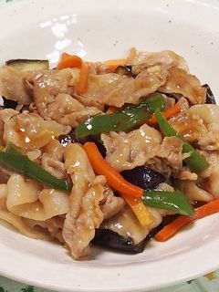 簡単☆豚肉となすの旨辛炒め-レシピのメイン写真