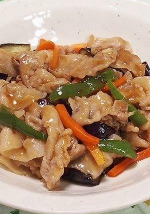 簡単☆豚肉となすの旨辛炒め-レシピのメイン写真