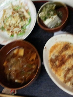 無油コロッケ定食(血管ダイエット1103-レシピのメイン写真
