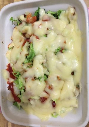 ちくわとキャベツのチーズ焼-レシピのメイン写真