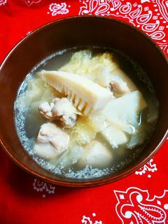 ☆鶏肉とたけのこの塩スープ☆-レシピのメイン写真