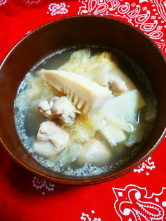☆鶏肉とたけのこの塩スープ☆-レシピのメイン写真