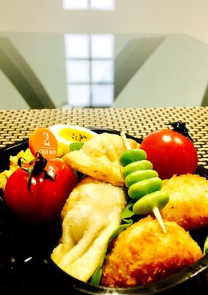 晴れの日の遠足☆揚げ餃子弁当☆-レシピのメイン写真