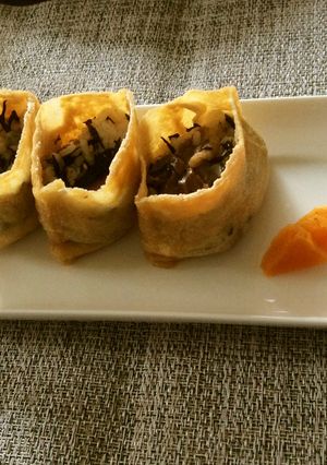 絶品！ひじきご飯のおいなり-レシピのメイン写真