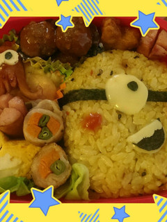 キャラ弁 簡単☆ ミニオン♪-レシピのメイン写真