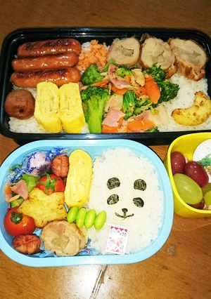 今日も旦那弁、幼稚園弁428-レシピのメイン写真