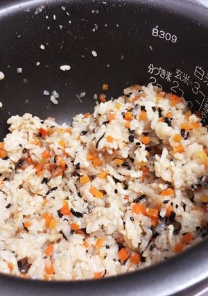 【覚書】離乳食後期 炊き込みご飯-レシピのメイン写真