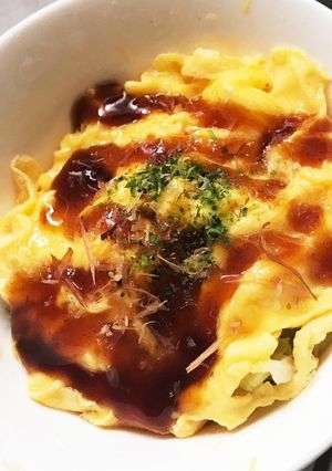 包まない？！とん平焼き風♡-レシピのメイン写真