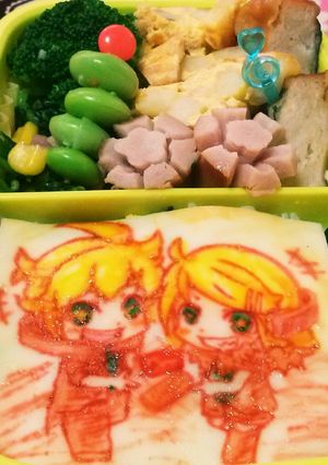 リンレン♪リモコン♡キャラ弁✱-レシピのメイン写真