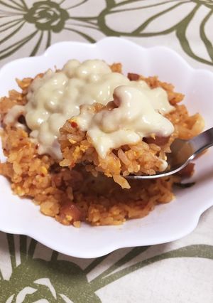 フライパン1っ簡単キムチ炒飯！ママの昼食-レシピのメイン写真