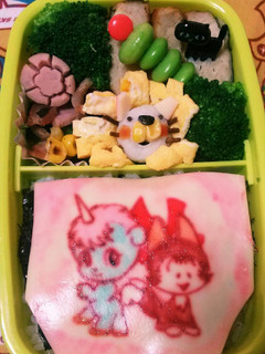 チャーミング♡ユニコとチャオ♪キャラ弁✱-レシピのメイン写真
