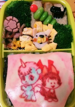 チャーミング♡ユニコとチャオ♪キャラ弁✱-レシピのメイン写真