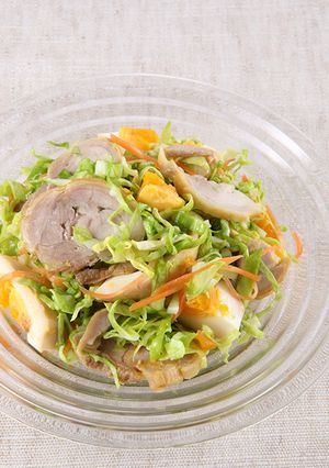 チキンサラダ 味玉入り-レシピのメイン写真