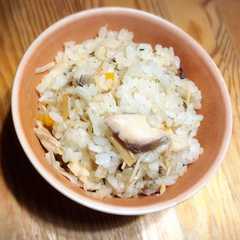 รูปของ 水煮缶で！サバ缶と梅干しの炊き込みご飯