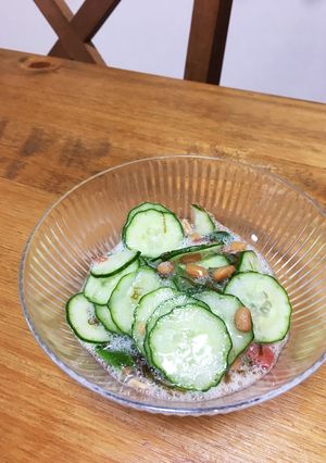 大葉香るもずくと納豆のネバさっぱり酢の物-レシピのメイン写真