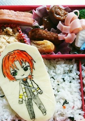 キャラ弁☆あんスタ☆月永レオ-レシピのメイン写真