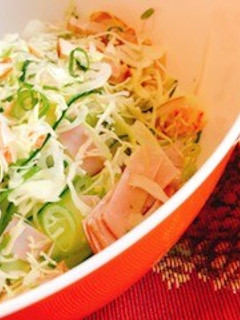 豚ミンチ中華ドレッシングサラダ-レシピのメイン写真