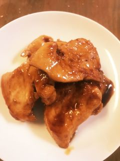 油不使用!柔らか鶏胸肉の照り焼き-レシピのメイン写真