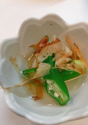 レンジで簡単オクラの白だし-レシピのメイン写真