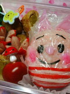キャラ弁♪ツムツム風ピグレットおにぎり-レシピのメイン写真