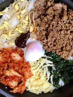 超簡単石焼風ビビンバ-レシピのメイン写真
