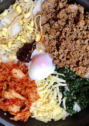 超簡単石焼風ビビンバ-レシピのメイン写真