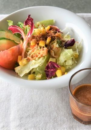 元気とキレイを応援!きな粉ドレッシング-レシピのメイン写真