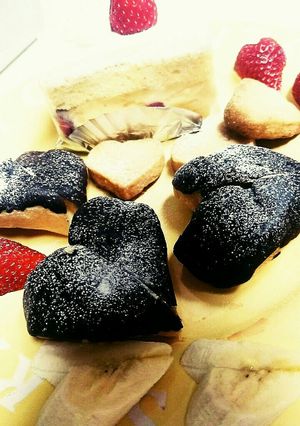 ハートのエクレア*記念日やバレンタインに-レシピのメイン写真