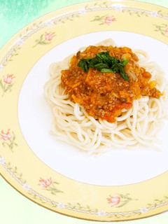 ソフト麺トマトソース【学校給食】-レシピのメイン写真