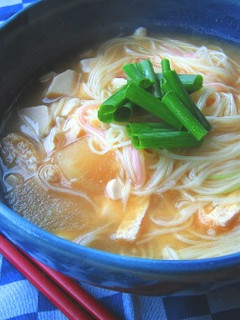 簡単☆味噌汁 de にゅうめん-レシピのメイン写真