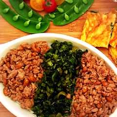 รูปของ ごはんがすすむ!納豆と豚挽き肉そぼろ丼