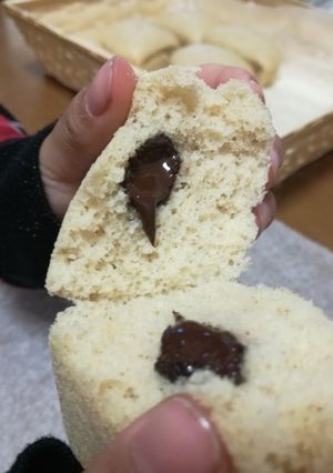 チョコ入りシナモン風味蒸しパン-レシピのメイン写真