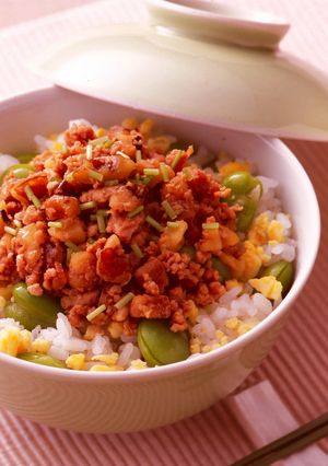 そら豆とくるみごはん-レシピのメイン写真