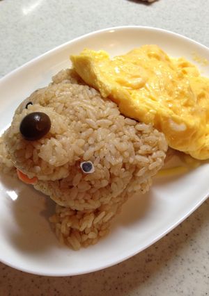 くまちゃんオムライス-レシピのメイン写真