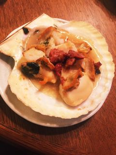 1分で激旨、ホタテの梅醤油バター焼き!!-レシピのメイン写真