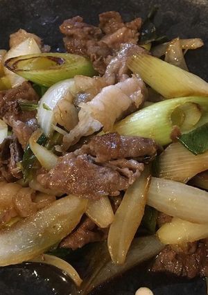 ご飯がすすむ♪豚肉と長ネギの簡単炒め-レシピのメイン写真